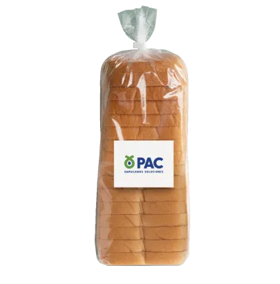 Bolsa de polietileno y/o polipropileno de grado alimenticio