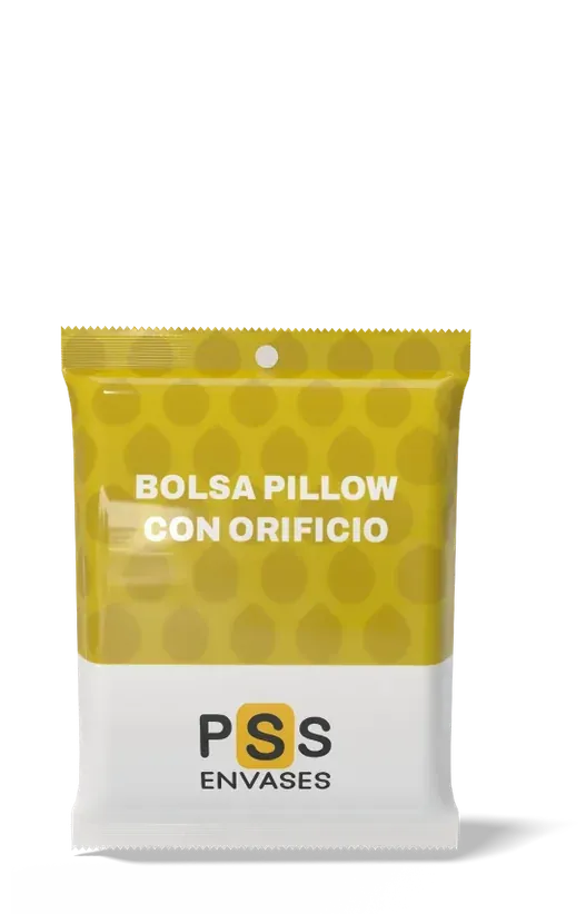 Bolsa pillow con o sin orificio